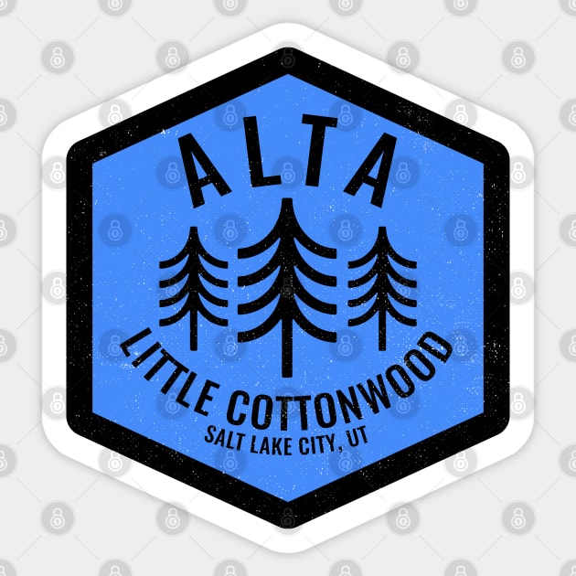 ALTA, UT Sticker by LocalZonly